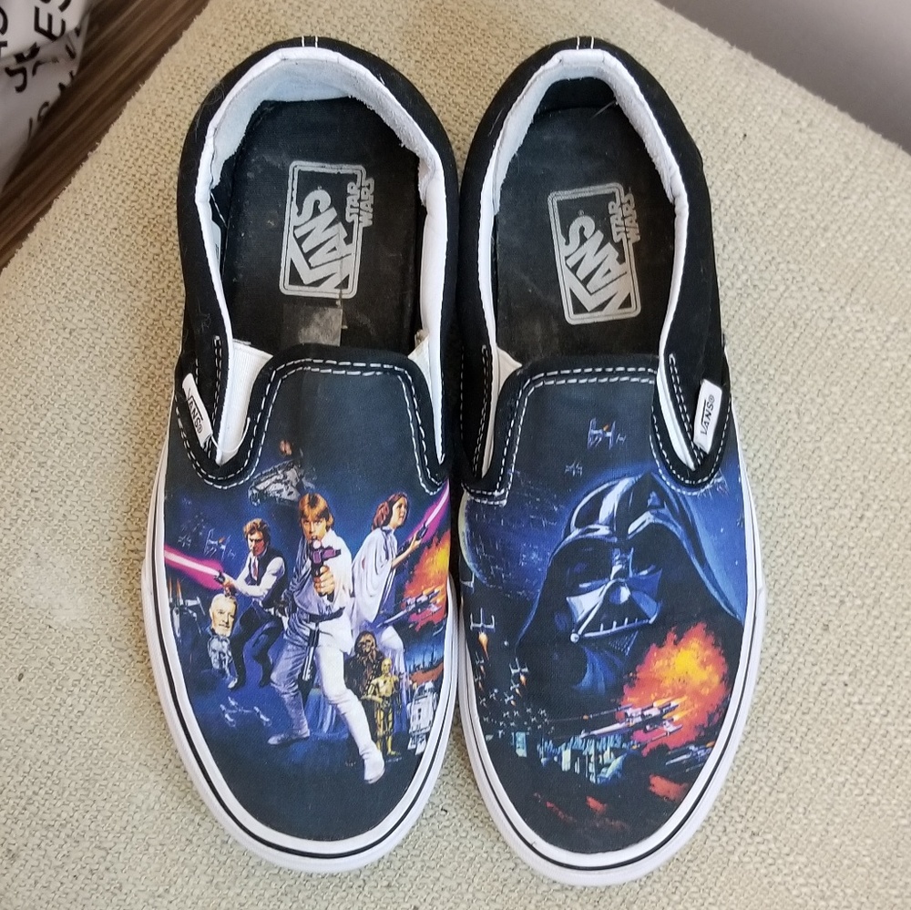 Star wars limited edition vans 8 like new